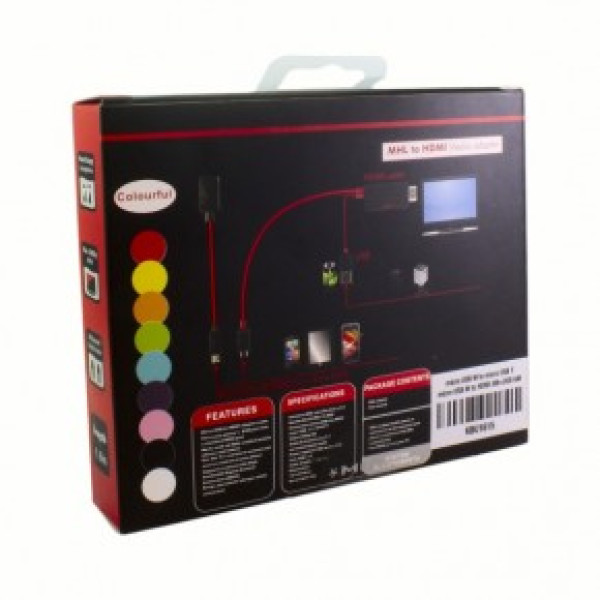 MHL to HDMI Media adapter black